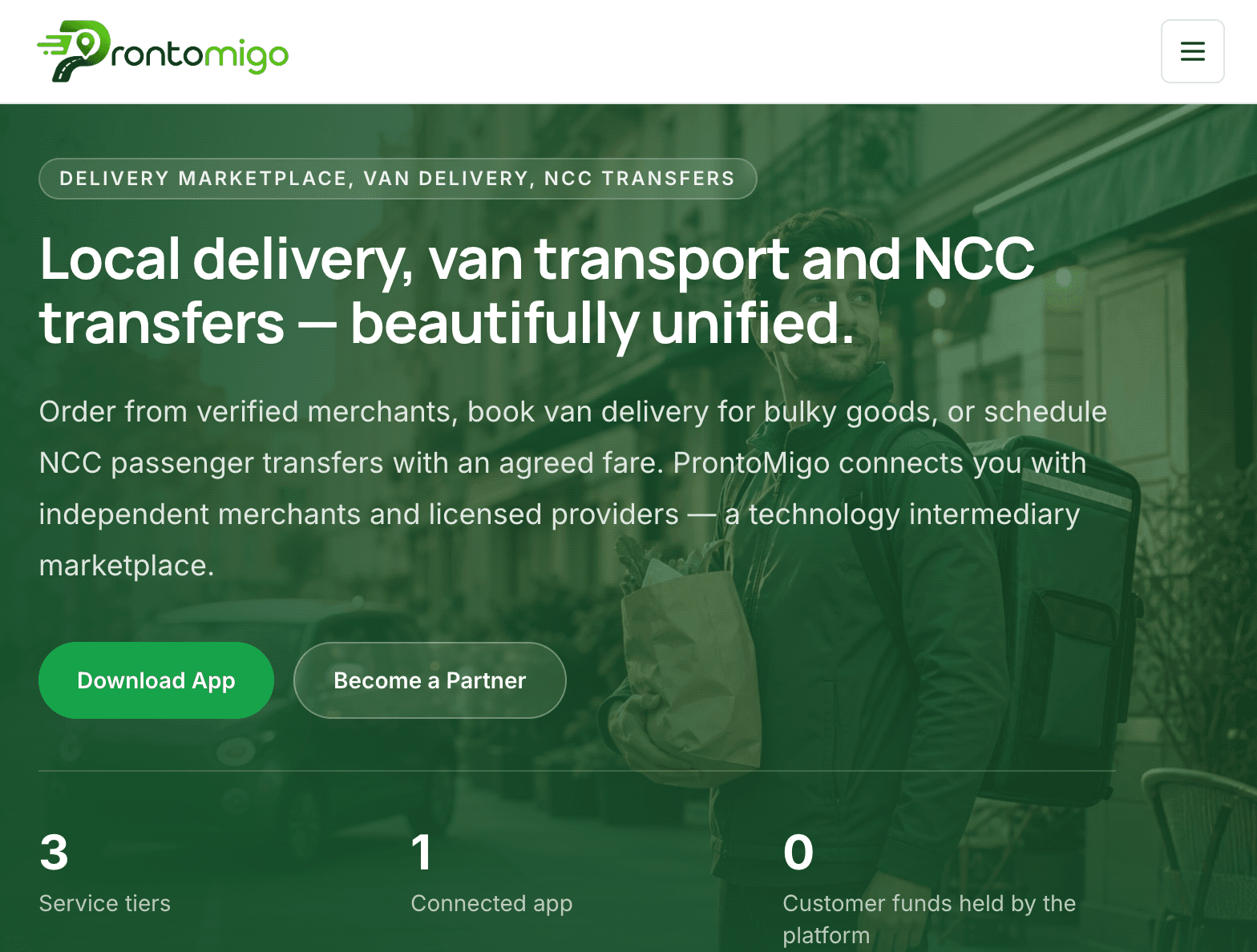 ProntoMigo screenshot 1